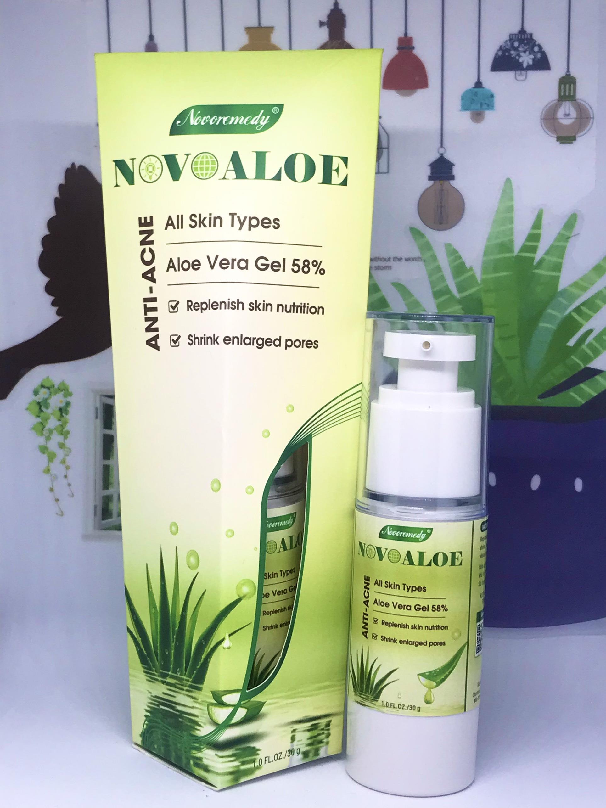 KEM NGỪA MỤN, TRẮNG DA NOVOALOE